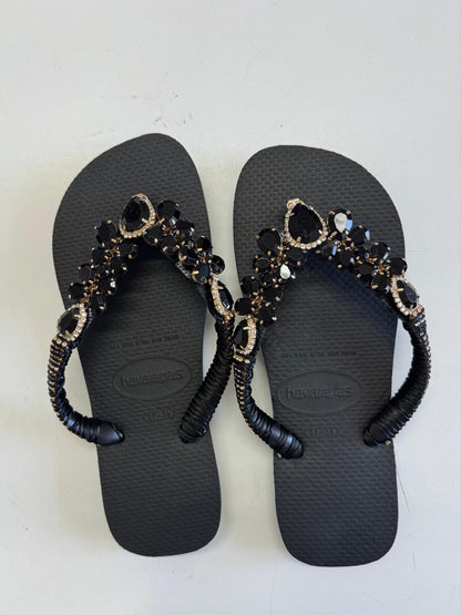 Havaianas com Pedras Cristais
